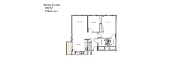 2 Bedroom Medium, 2 Bath