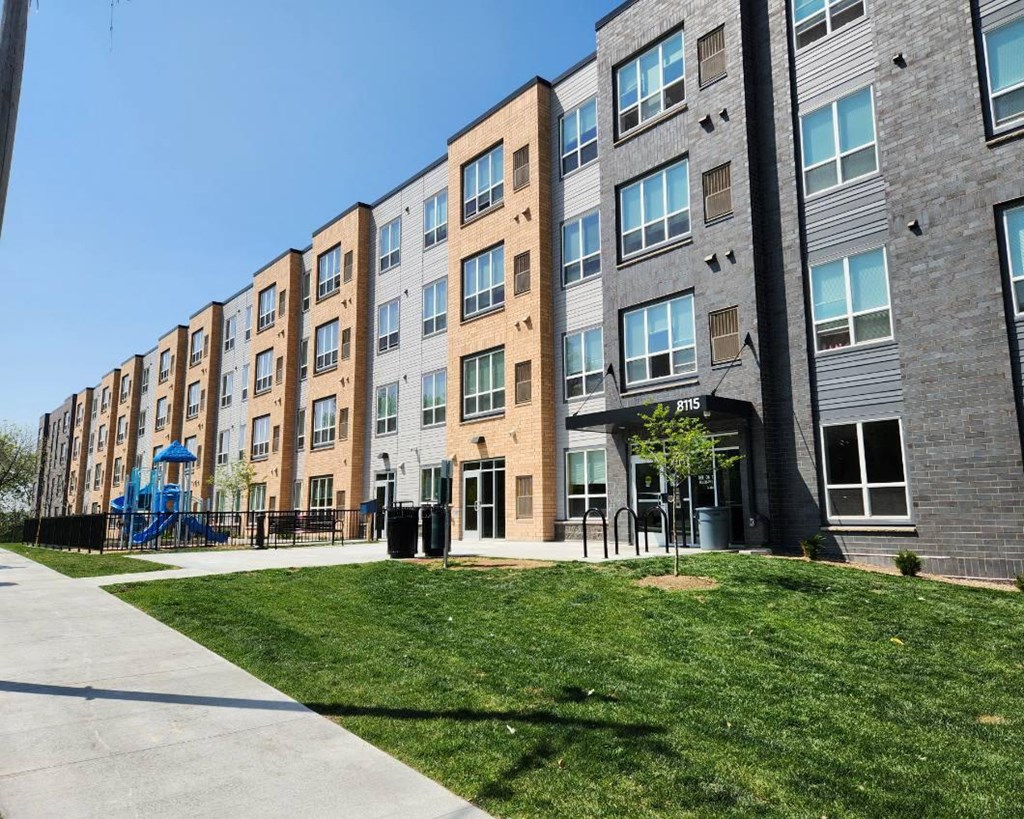 our apartments offer a spacious courtyard with grass