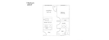 1 Bedroom - Market Rate
