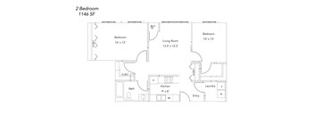 2 Bedroom Large - Market Rate