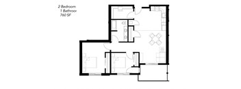 a black and white floor plan of a house