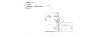 the floor plan of fox meadows