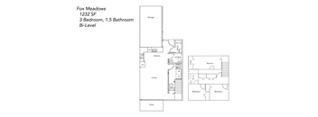 the floor plan of fox meadows