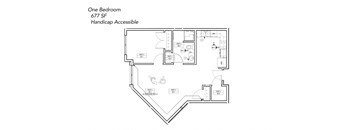 One Bedroom - Handicap
