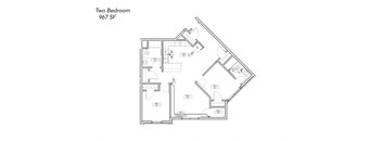 Two Bedroom, Two Bathroom