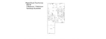 Two Bedroom - Handicap Accessible