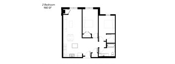 a black and white floor plan of a house