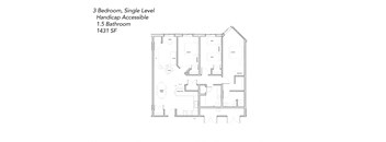 3 BR, Single Lev, Handicap, Sibley Pk