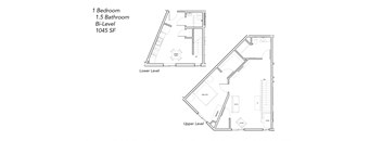 1 BR, 1.5 BA, Sibley Park