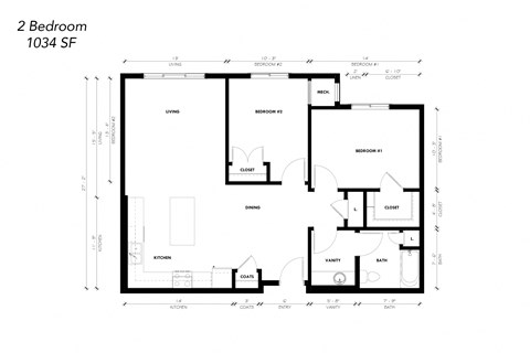 a floor plan of a house