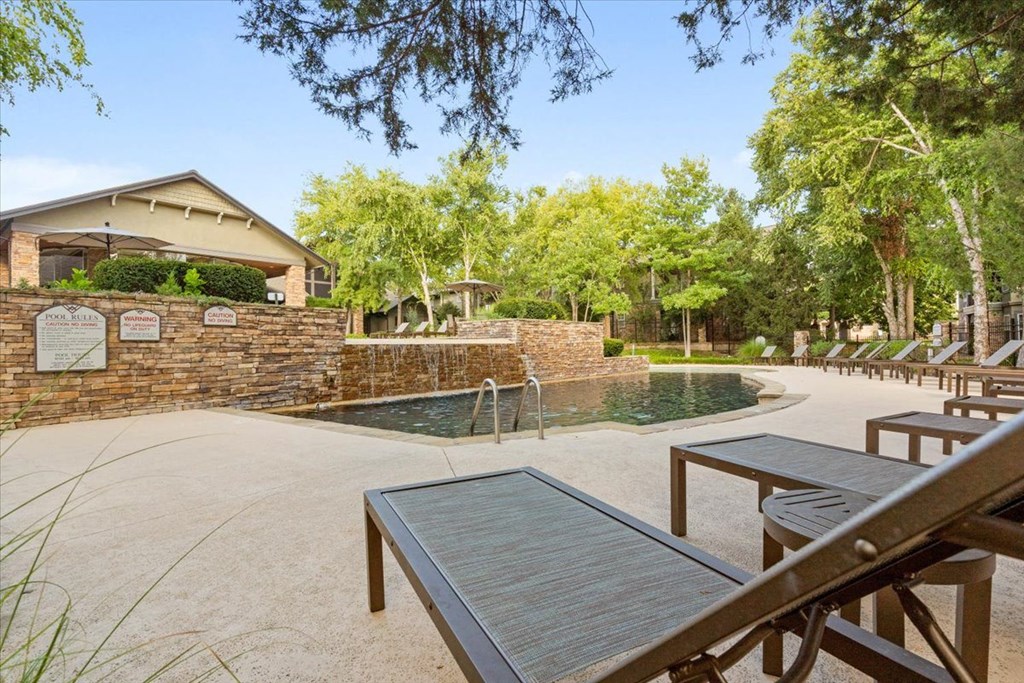 Pool Amenity Area at Deer Creek Apartment Homes