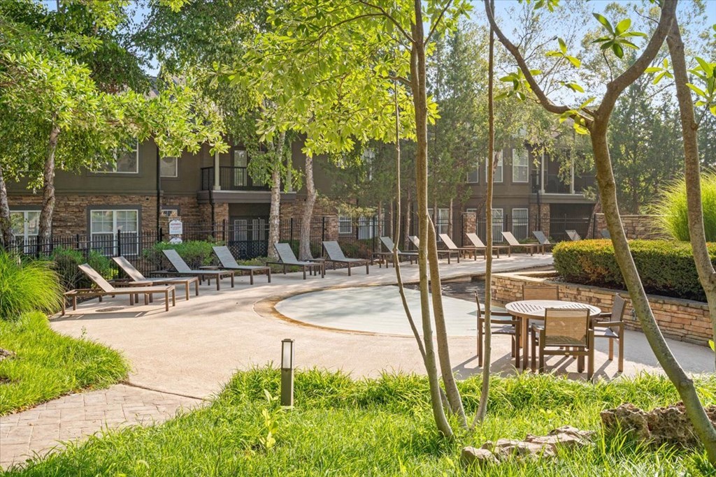 Pool Amenity Area at Deer Creek Apartment Homes