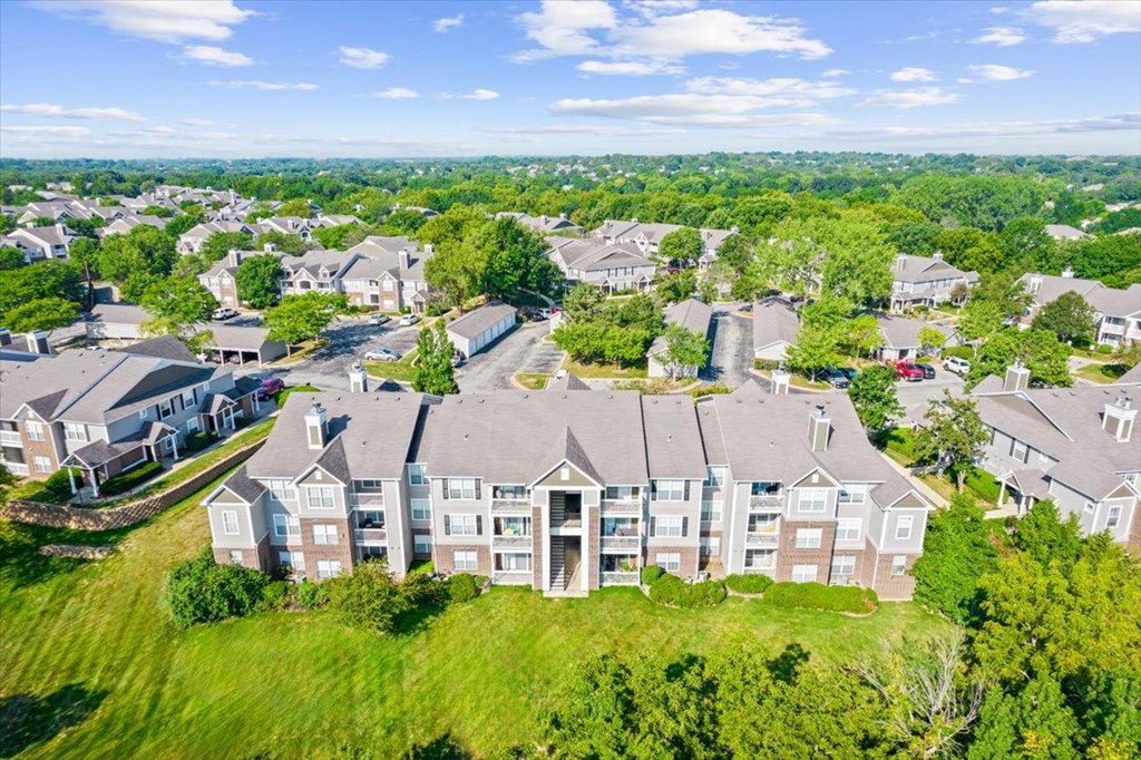 the preserve at ballantyne commons community aerial view of housesat Stonebriar Woods Apartments, Kansas