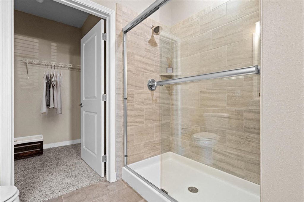 our apartments offer a bathroom with a shower