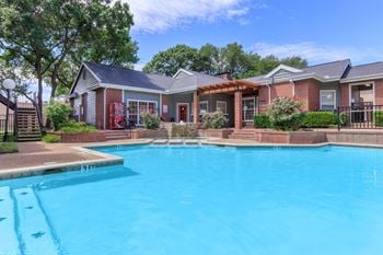 pool with clubhouse  at Pear Ridge, Dallas