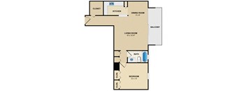 Louisburg Square A2 Floor Plan
