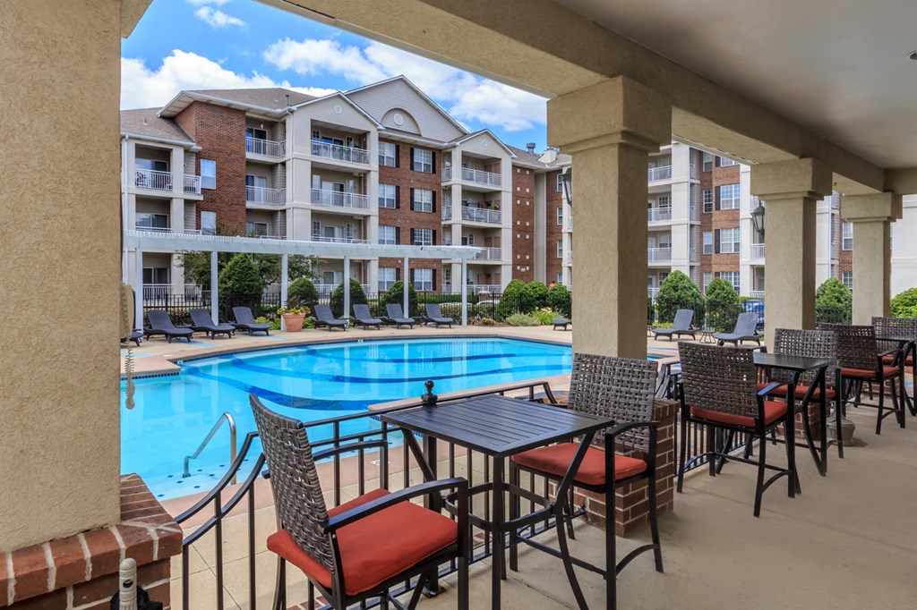 Poolside Dining Table at Claremont, Overland Park, Kansas