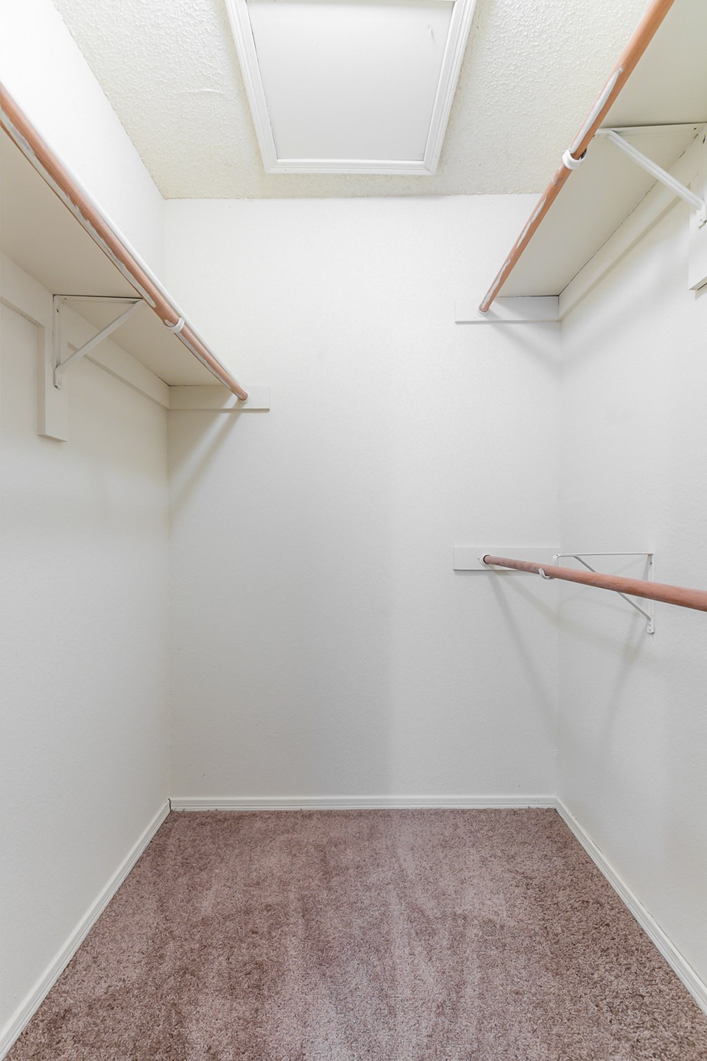 Walk in closet space at Coventry Oaks Apartments, Overland Park, KS