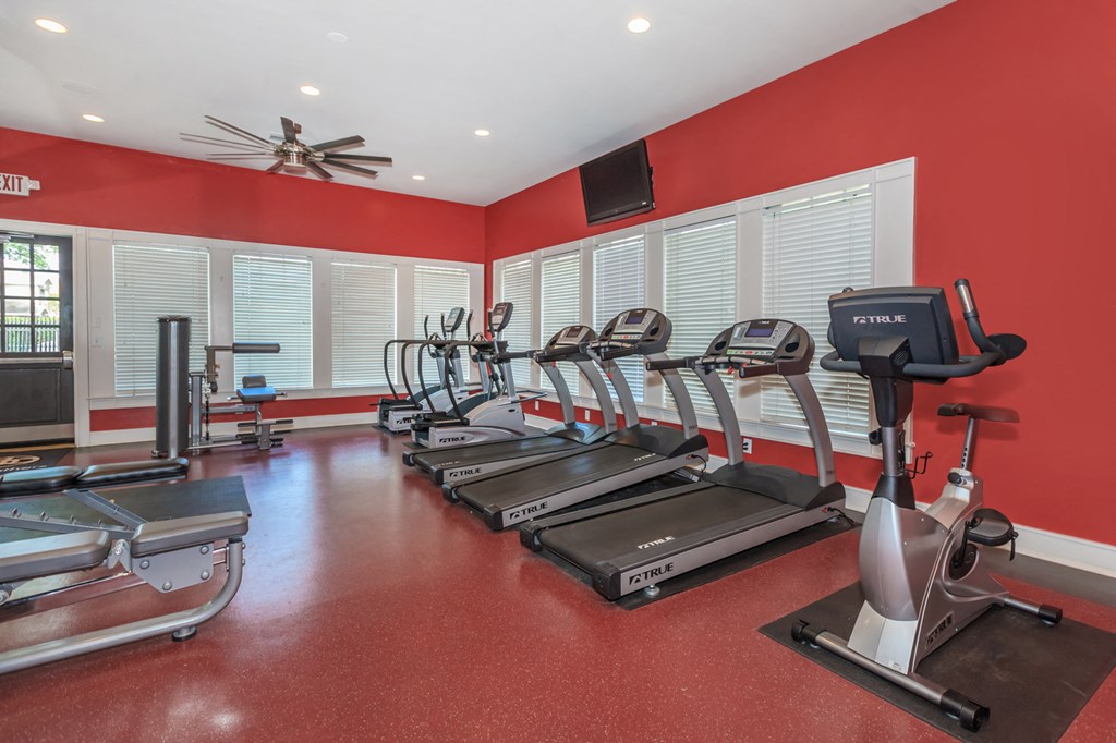 Gym center at Creekside Apartments, Overland Park