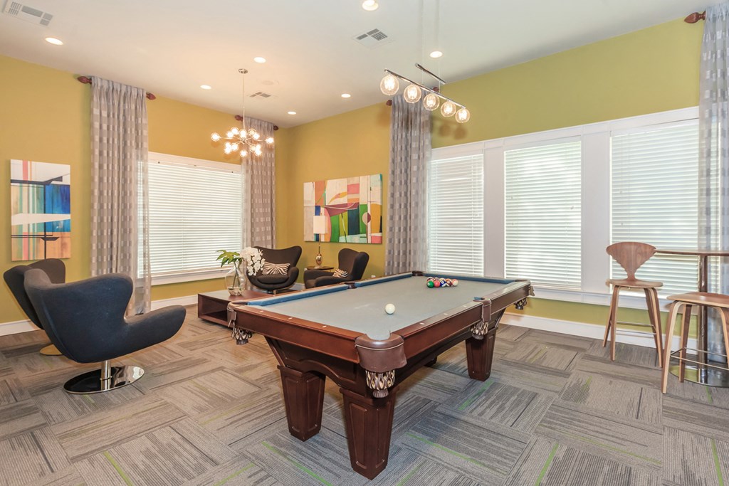 Billiards at Creekside Apartments, Overland Park, Kansas