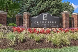 Sign at Creekside Apartments, Overland Park, 66213