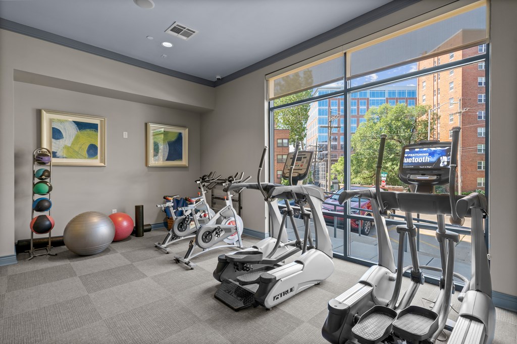Cardio Studio at 46 Penn Apartment Homes, Kansas City, MO