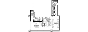 1 bed 1 bath C at Sky On Main Apartments, Missouri City, MO