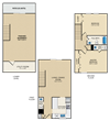 2 Bedroom, 1.5 Bath 2 Bedroom, 1.5 Bath