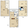 2 Bedroom, 1.5 Bath 2 Bedroom, 1.5 Bath