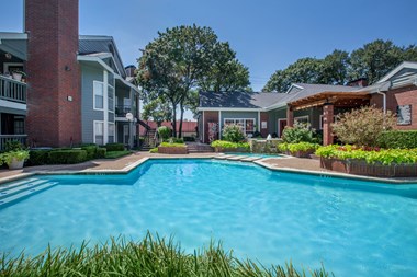 pool and apartments  at Pear Ridge, Dallas, Texas - Photo Gallery 3