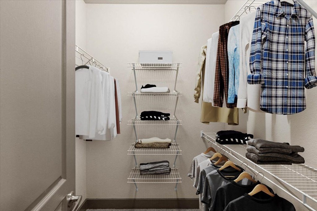 Walk In Closet at Cypress at Lewisville Apartment Homes, Texas, 75067