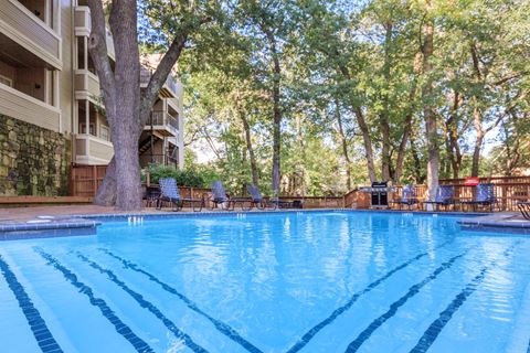 pool with trees  at Creekview Apartment Homes, Dallas, 75254