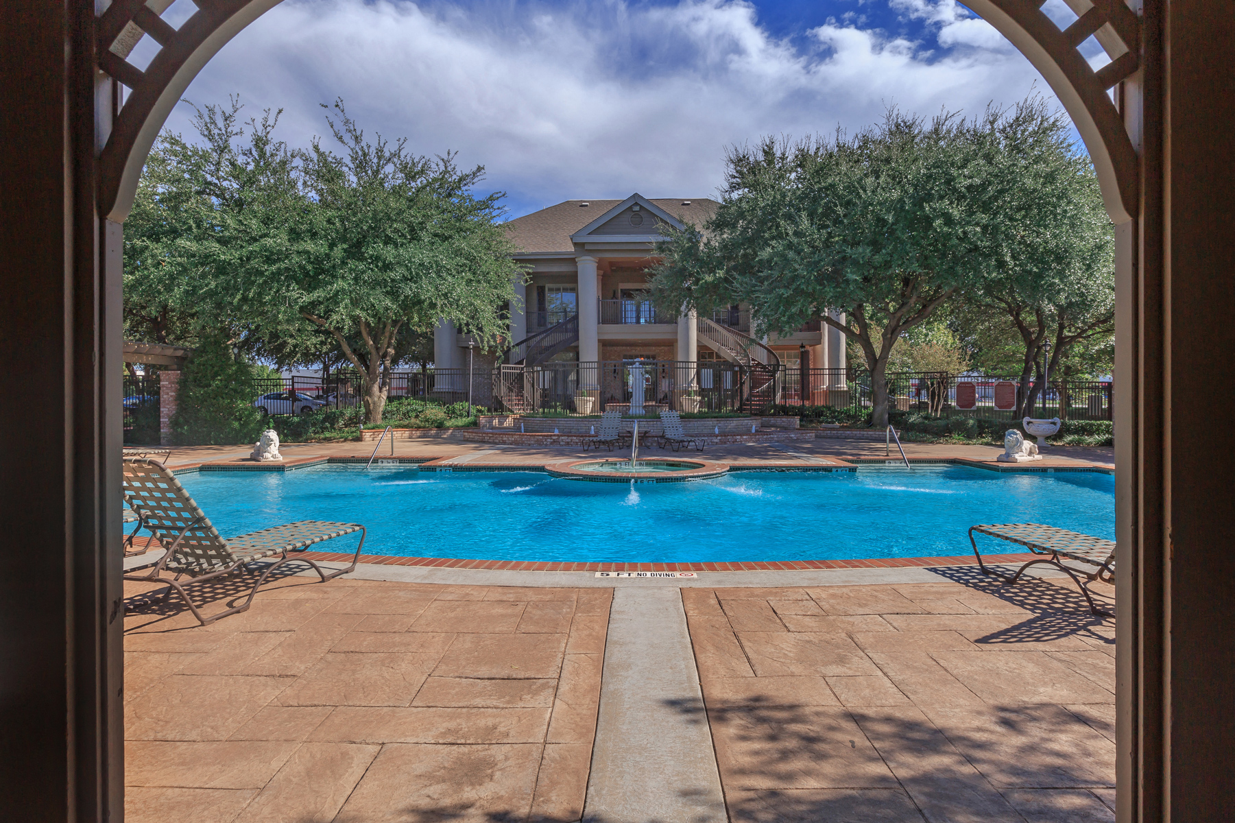 Pool at The Clairborne Apartment Homes, Grand Prairie, Texas