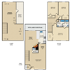 3 bedroom, 2.5 bath
