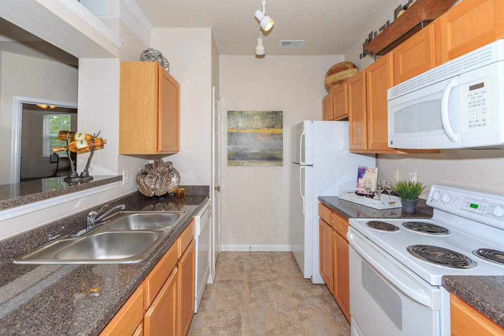 Fully Equipped Kitchen With Modern Appliances at Deer Creek, Overland Park, KS, 66213