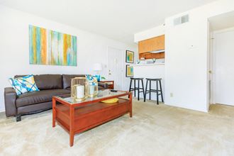 Spacious Living Room at Highland Park, Overland Park, KS