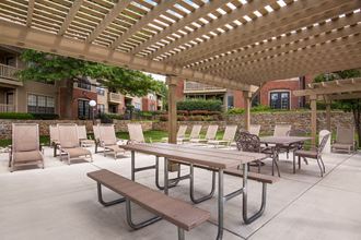 Picnic Area With Grilling Facility at Highland Park, Overland Park, Kansas