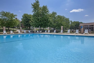 Pristine swimming pool at Millcreek Woods Apartments, Olathe, 66061 - Photo Gallery 3