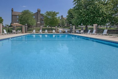 Glimmering Pool at Millcreek Woods Apartments, Olathe, Kansas - Photo Gallery 4