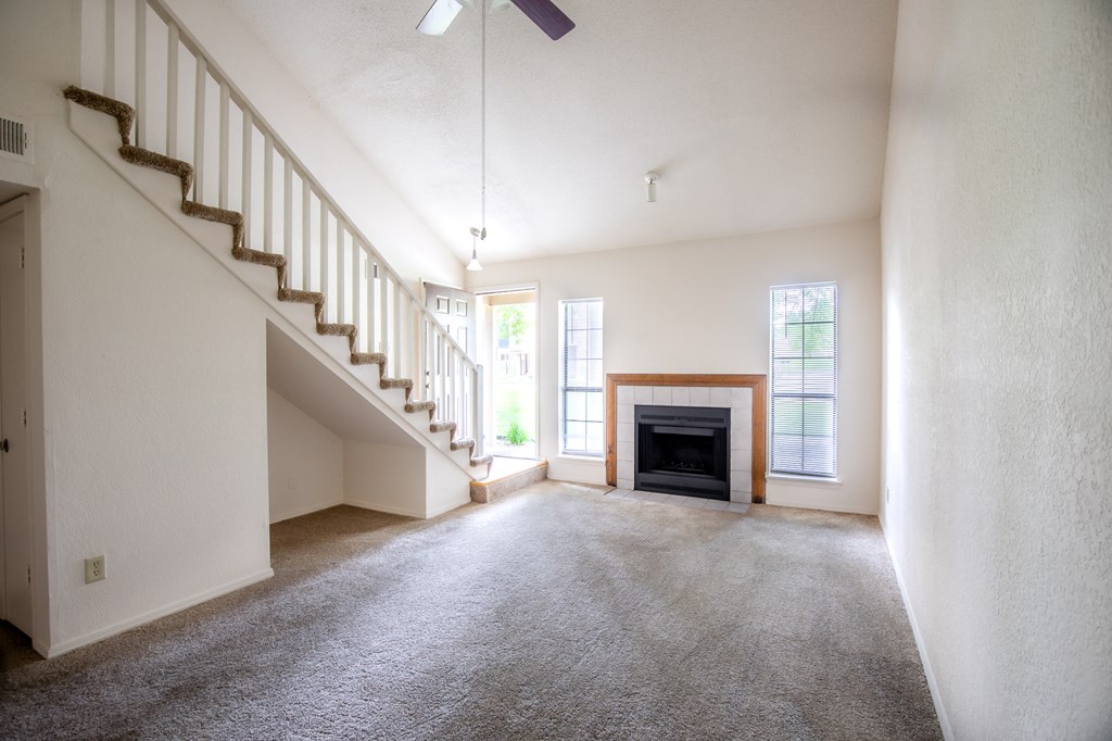 Loft Staircase at Waterford Place Apartments & Townhomes, Overland Park, 66210