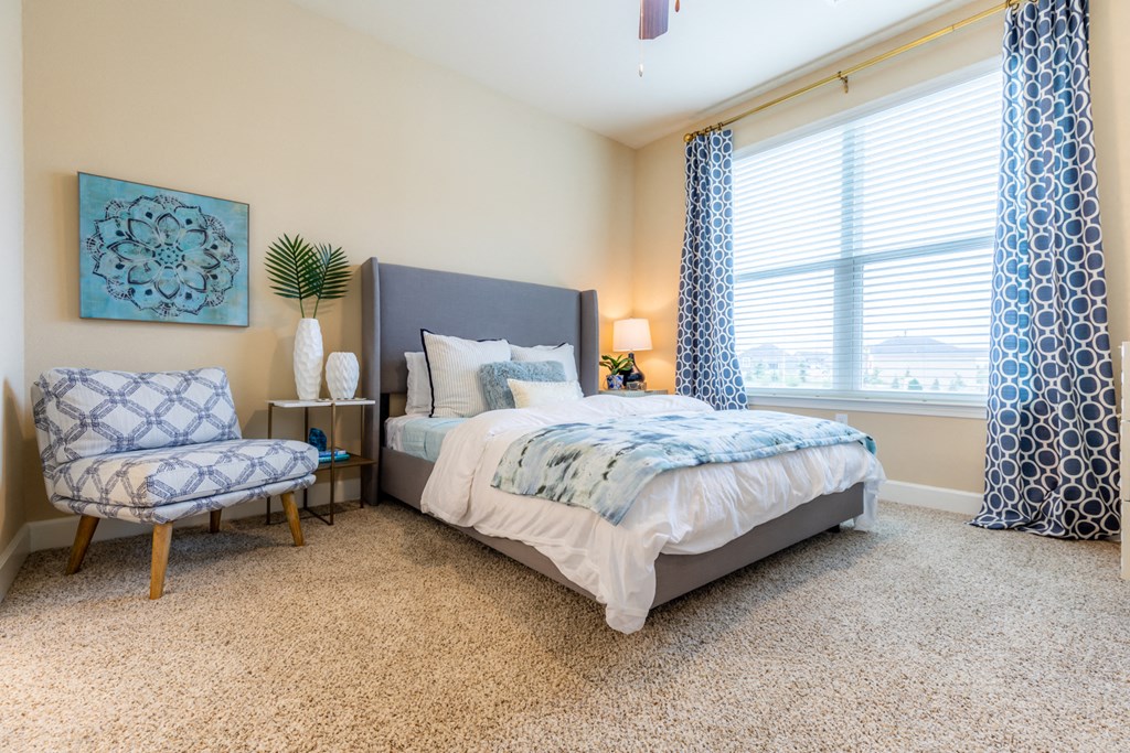 Gorgeous Bedroom at The Residences at Bluhawk Apartments, Overland Park, KS