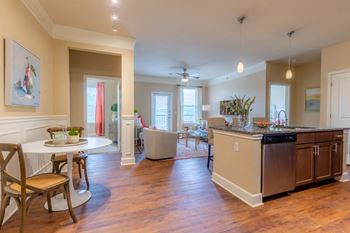 Kitchen With Dining at The Residences at Bluhawk Apartments, Overland Park, 66085