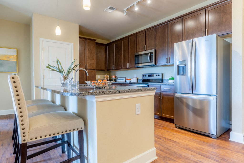 Renovated Kitchen at The Residences at Bluhawk Apartments, Kansas, 66085