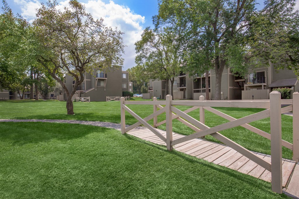 Walking Bridge at Bremerton Park, Prairie Village, Kansas