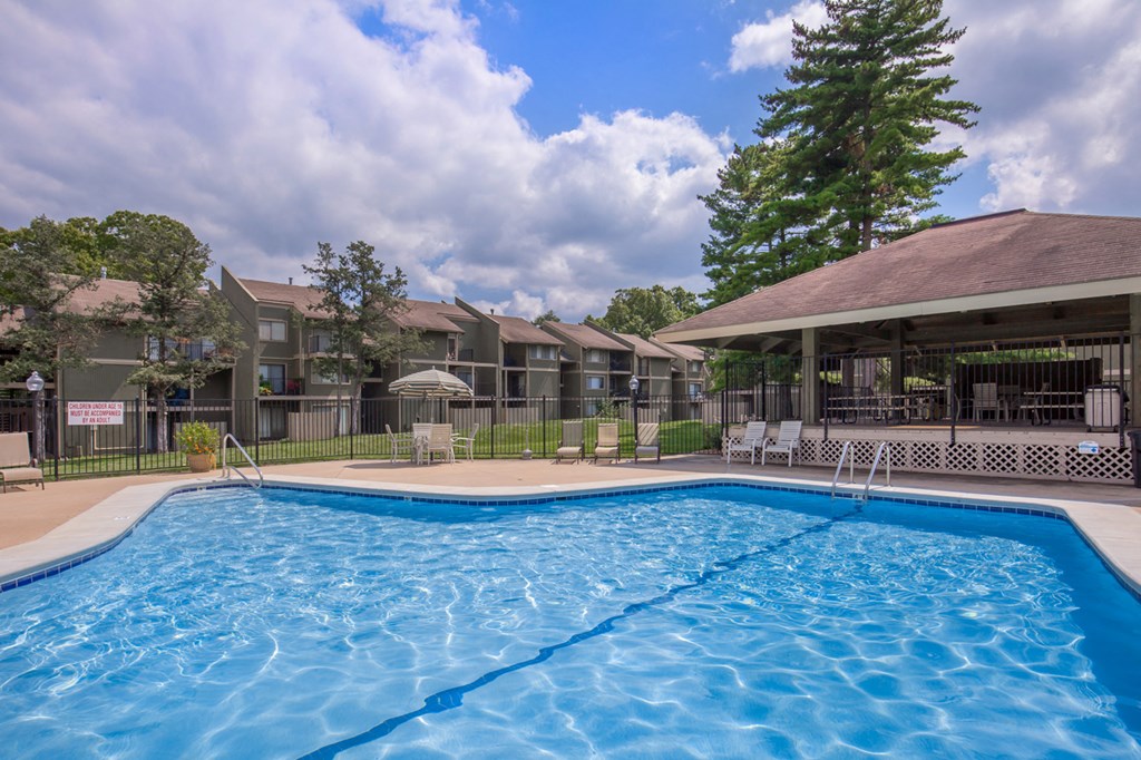 Resort Inspired Pool Deck at Bremerton Park, Prairie Village, Kansas