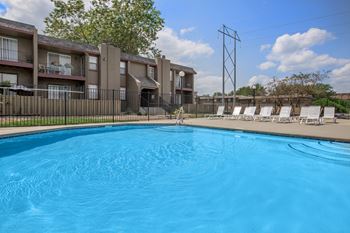 Pool With Sunning Deck at Fiesta Square, Overland Park