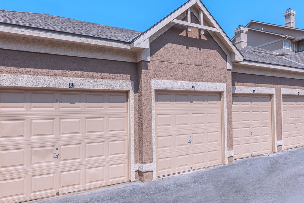 Garage at Stonepost Lakeside, Olathe, Kansas