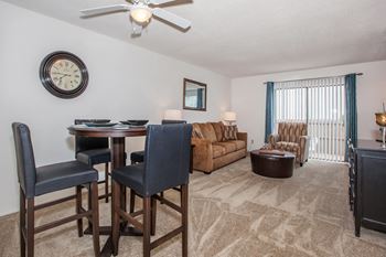 Dining With Living Area at Sheridan Ridge, Overland Park, Kansas