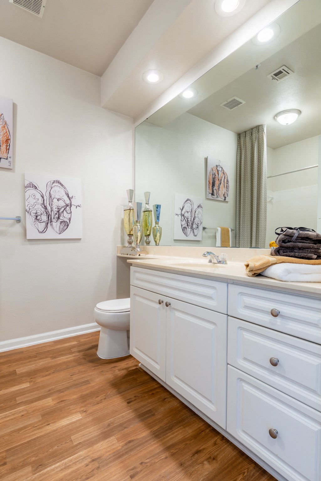 Bathroom at Wynnewood Farms Apartments, Overland Park, KS