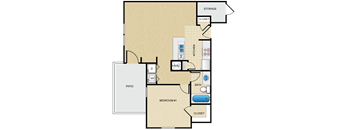 1 bedroom, 1 bathroom at  Wade Crossing Apartment Homes , Frisco